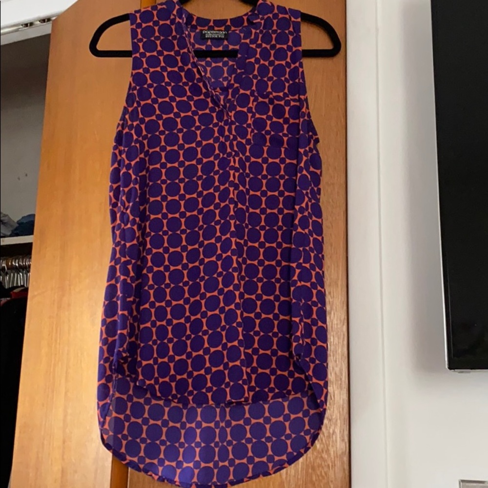 Papermoon geometric pattern blouse.